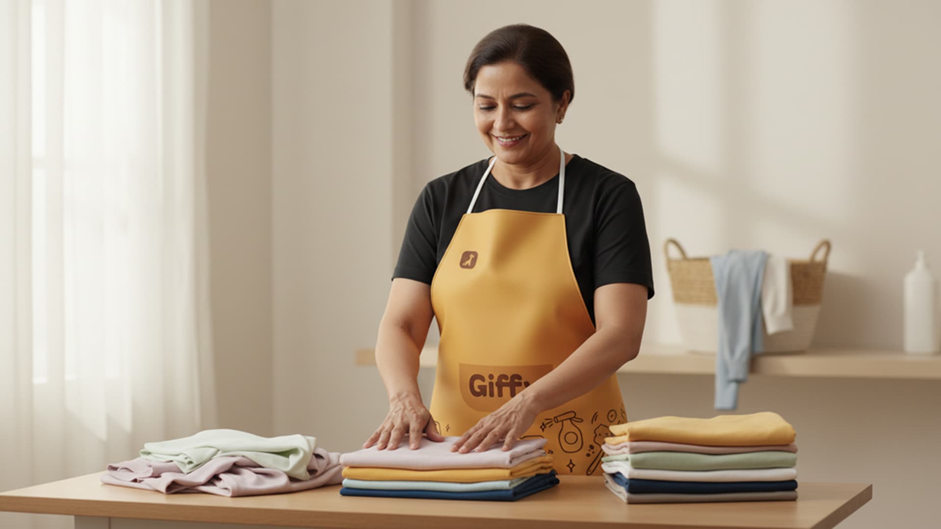 Cloth Folding service by Giffy